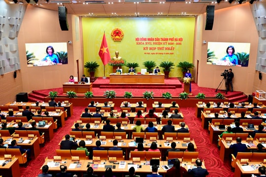 HĐND thành phố Hà Nội Khóa XVII khai mạc Kỳ họp thứ Nhất