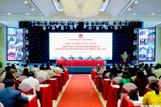 Nghệ An: Tổng kết công tác bầu cử đại biểu Quốc hội Khóa XVI và đại biểu HĐND
