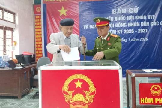 Giữ vững thế trận an ninh từ cơ sở, góp phần thành công bầu cử