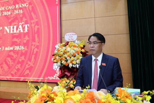Ông Phan Thăng An được bầu giữ chức Chủ tịch HĐND tỉnh Cao Bằng
