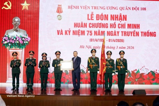 Party chief urges Military Central Hospital 108 to become model in healthcare