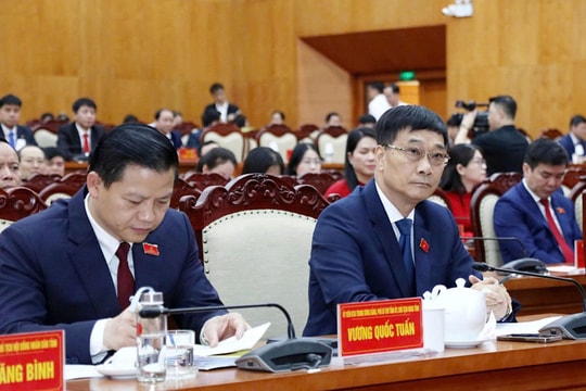 Phó Chủ tịch Quốc hội Vũ Hồng Thanh dự khai mạc Kỳ họp thứ Nhất, HĐND tỉnh Thái Nguyên khóa XV
