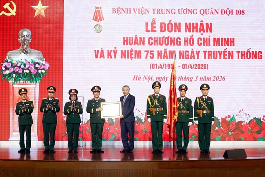 Tổng Bí thư Tô Lâm dự Lễ kỷ niệm 75 năm Ngày truyền thống Bệnh viện Trung ương Quân đội 108