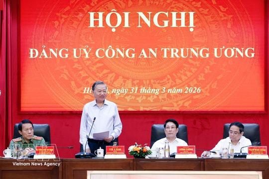 Party leader calls for effective implementation of national security protection tasks in new context
