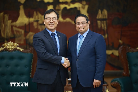 Thủ tướng Chính phủ Phạm Minh Chính tiếp Đại sứ Hàn Quốc tại Việt Nam