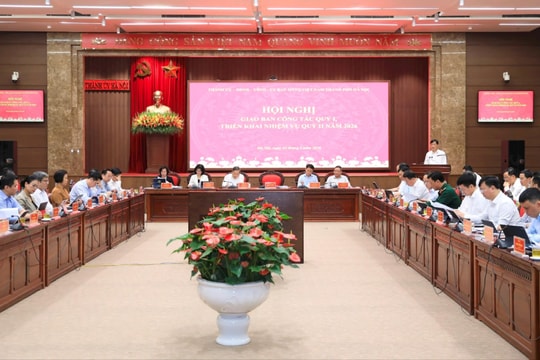 Hà Nội: Đánh giá kết quả công tác quý I, triển khai nhiệm vụ trọng tâm quý II/2026