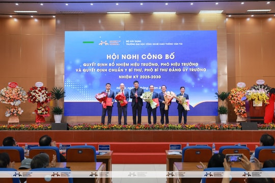 Bổ nhiệm Hiệu trưởng Trường Đại học Công nghệ Giao thông vận tải nhiệm kỳ 2025-2030