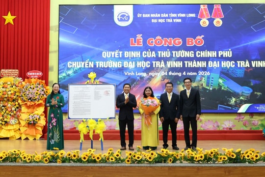 Công bố quyết định chuyển Trường Đại học Trà Vinh thành Đại học Trà Vinh