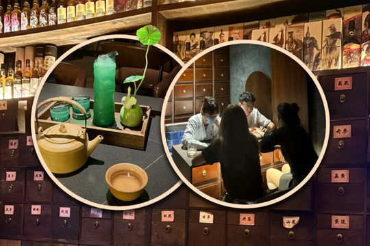 Từ quầy thuốc đến quầy bar: Đông y bước vào đời sống nightlife Trung Quốc