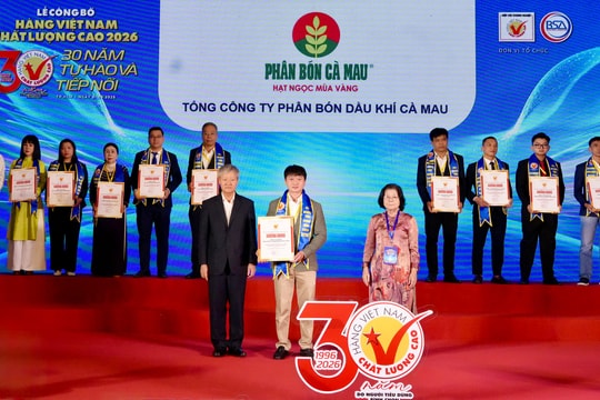 PVCFC giữ vững danh hiệu Hàng Việt Nam chất lượng cao