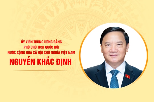 Tiểu sử Phó Chủ tịch Quốc hội Nguyễn Khắc Định