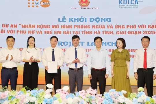 Khởi động dự án tăng cường phòng, chống bạo lực giới tại Hà Tĩnh