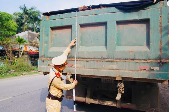 Thái Nguyên: Tổng rà soát phương tiện xe có tải trọng lớn từ 15.000kg trở lên