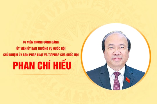 Tiểu sử Chủ nhiệm Ủy ban Pháp luật và Tư pháp Phan Chí Hiếu