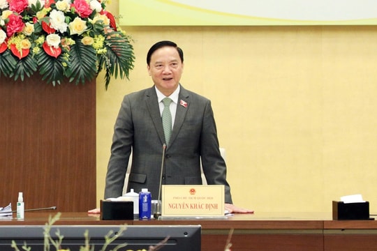 Phó Chủ tịch Quốc hội Nguyễn Khắc Định dự Phiên họp thứ Nhất của Ủy ban Pháp luật và Tư pháp