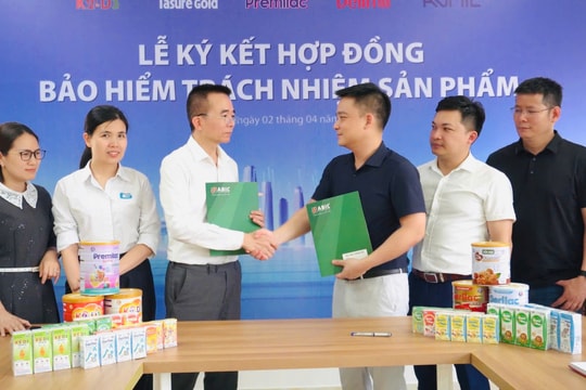 Bảo hiểm Agribank Chi nhánh Nam Định và AMM - Germany Nutrition ký kết bảo hiểm trách nhiệm sản phẩm sữa lên đến 20 tỷ đồng