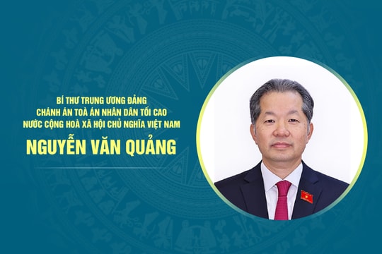 Tiểu sử Chánh án Toà án nhân dân tối cao Nguyễn Văn Quảng