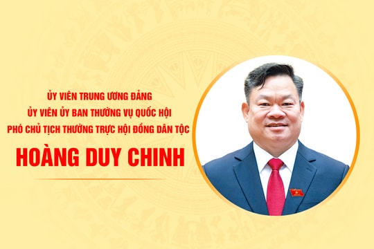 Tiểu sử đồng chí Hoàng Duy Chinh, Ủy viên Ủy ban Thường vụ Quốc hội khóa XVI