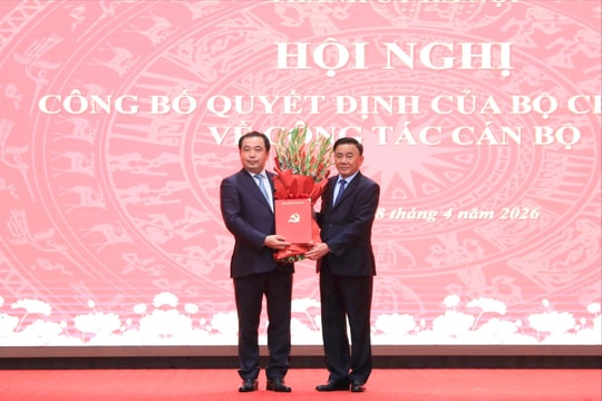 Bộ Chính trị phân công, chỉ định đồng chí Trần Đức Thắng giữ chức Bí thư Thành ủy Hà Nội