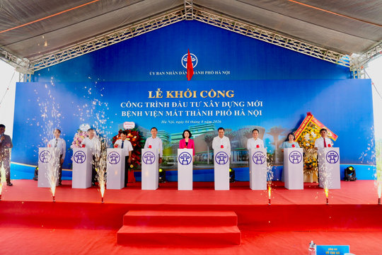 Khởi công Dự án xây dựng Bệnh viện Mắt Hà Nội tại phường Phú Lương