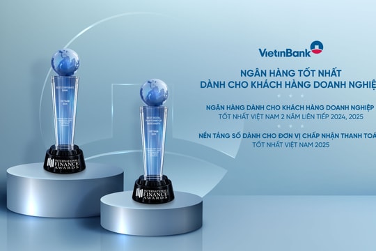 VietinBank ghi dấu ấn quốc tế với hai giải thưởng ngân hàng doanh nghiệp