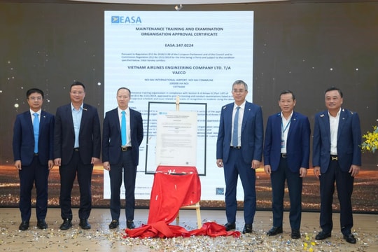 VAECO: đạt chuẩn đào tạo châu Âu về bảo dưỡng tàu bay