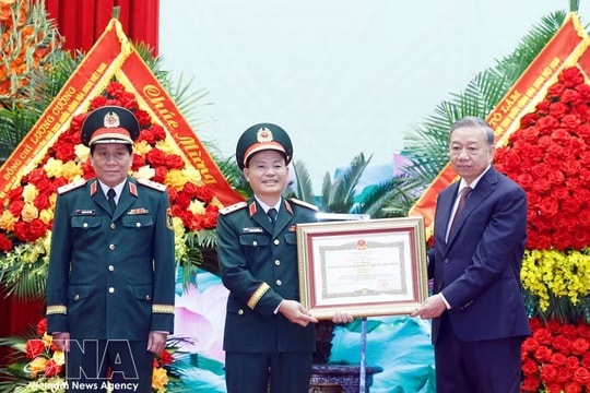 Top leader tasks Military Region 3 with maintaining stable environment for national development