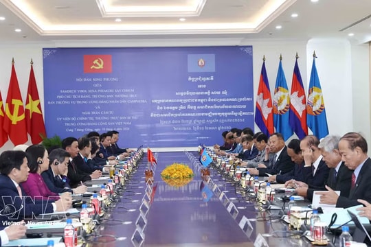 Vietnam, Cambodia deepen Party-to-Party ties, boost comprehensive cooperation