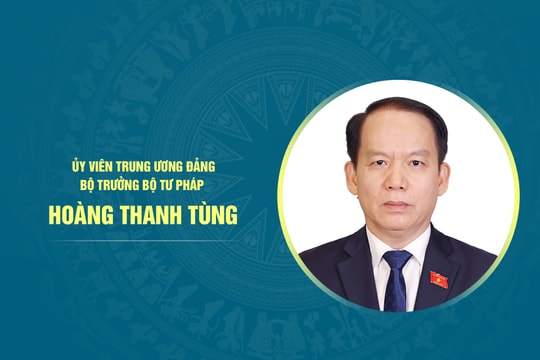 Tiểu sử Bộ trưởng Bộ Tư pháp Hoàng Thanh Tùng