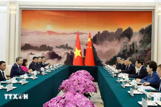Tổng Bí thư, Chủ tịch nước Tô Lâm hội kiến Chủ tịch Chính hiệp Trung Quốc