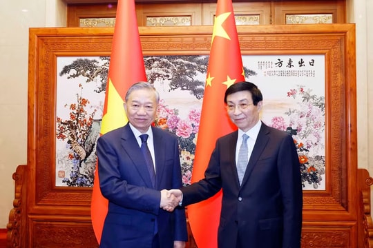 Tổng Bí thư, Chủ tịch nước Tô Lâm hội kiến Chủ tịch Chính hiệp toàn quốc Trung Quốc Vương Hộ Ninh