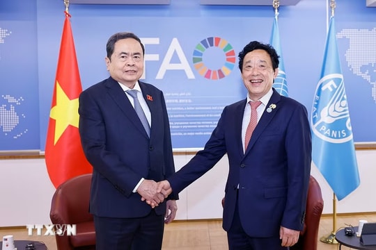 Chủ tịch Quốc hội Trần Thanh Mẫn gặp Tổng Giám đốc Tổ chức Nông nghiệp và Lương thực Liên Hợp Quốc