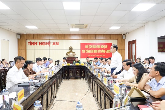 Nghệ An: Giải quyết dứt điểm kiến nghị của công dân tại phiên tiếp định kỳ tháng 4/2026