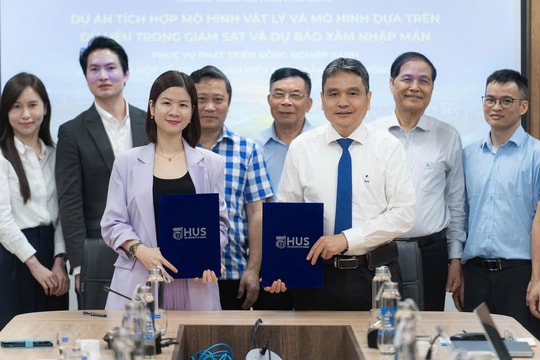 VinFuture và Trường ĐH Khoa học Tự nhiên kích hoạt “lá chắn số” chống xâm nhập mặn tại Đồng bằng sông Hồng