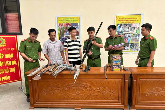 Công an Thanh Hóa mở đợt cao điểm thu hồi vũ khí, vật liệu nổ