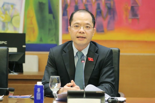 Phó Chủ nhiệm Ủy ban Quốc phòng, An ninh và Đối ngoại Đinh Công Sỹ tiếp Đoàn Ủy ban Nghị viện EFTA