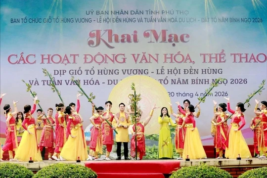 Khai mạc các hoạt động văn hóa, thể thao dịp Giỗ Tổ Hùng Vương 2026
