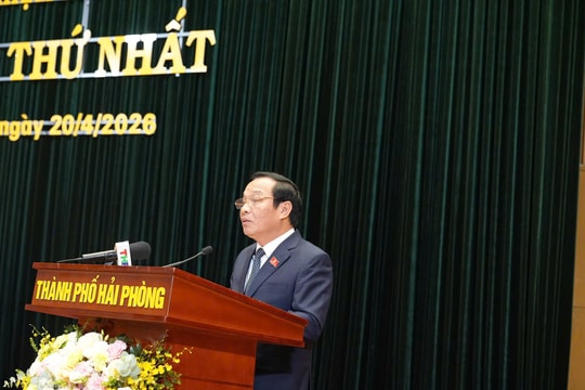 Ông Lê Văn Hiệu tái đắc cử Chủ tịch HĐND thành phố Hải Phòng khóa XVII