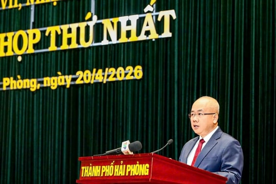 Ông Đỗ Thành Trung được bầu giữ chức Chủ tịch UBND thành phố Hải Phòng khóa XVII