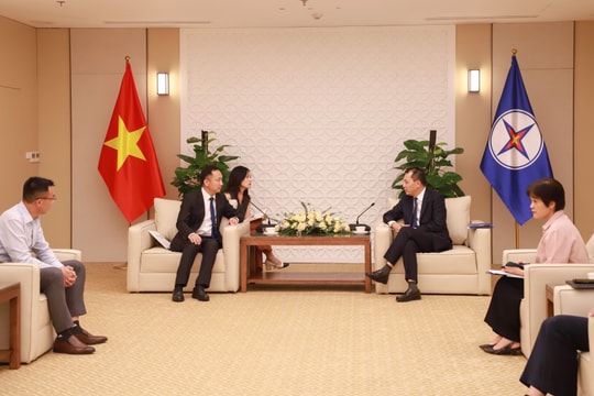Chủ tịch Hội đồng thành viên EVN Đặng Hoàng An làm việc với Tập đoàn Mingyang Smart Energy
