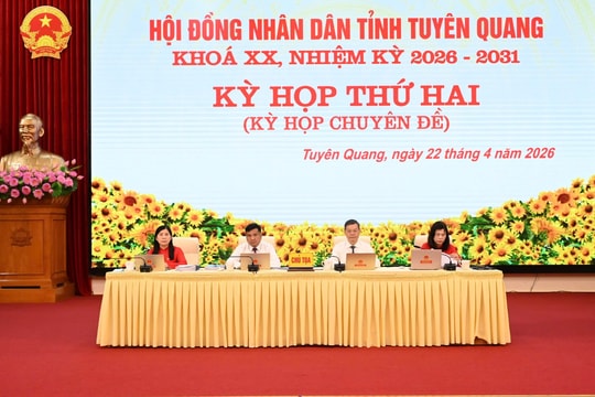 Tuyên Quang khai mạc Kỳ họp thứ Hai, HĐND tỉnh Khóa XX