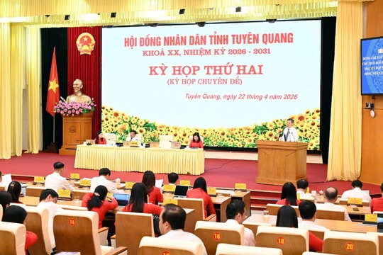 Kỳ họp thứ Hai, HĐND tỉnh Tuyên Quang khóa XX: Tạo khung pháp lý vững chắc thực hiện thắng lợi các nhiệm vụ