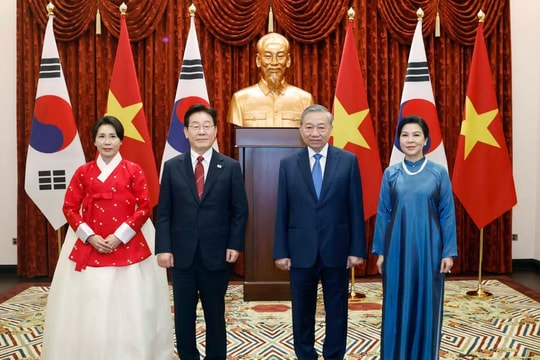 Tổng Bí thư, Chủ tịch nước Tô Lâm chủ trì chiêu đãi Tổng thống Hàn Quốc