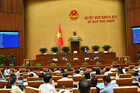Chiều 22/4/2026, Quốc hội thảo luận tại Hội trường