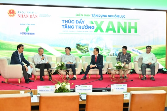 Thúc đẩy tăng trưởng xanh để hiện thực hóa khát vọng 2045