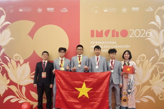 4/4 học sinh Việt Nam đoạt huy chương tại Olympic Hóa học Mendeleev 2026