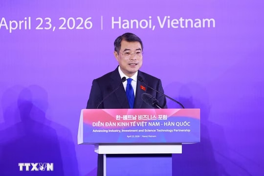 Thủ tướng Lê Minh Hưng và Tổng thống Hàn Quốc cùng dự Diễn đàn kinh tế Việt Nam – Hàn Quốc