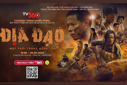 TV360 chiếu xem chung miễn phí phim “Địa đạo: Mặt trời trong bóng tối” trên toàn quốc dịp 30/4