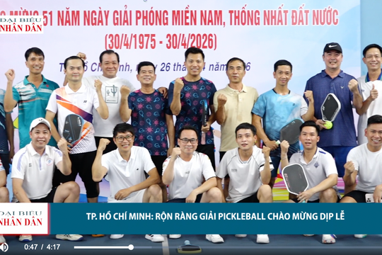 TP. Hồ Chí Minh: Rộn ràng giải Pickleball chào mừng dịp lễ