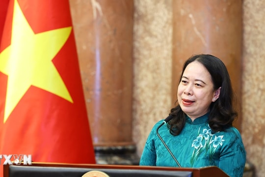 Phó Chủ tịch nước Võ Thị Ánh Xuân gặp mặt các chủ tịch công đoàn tiêu biểu